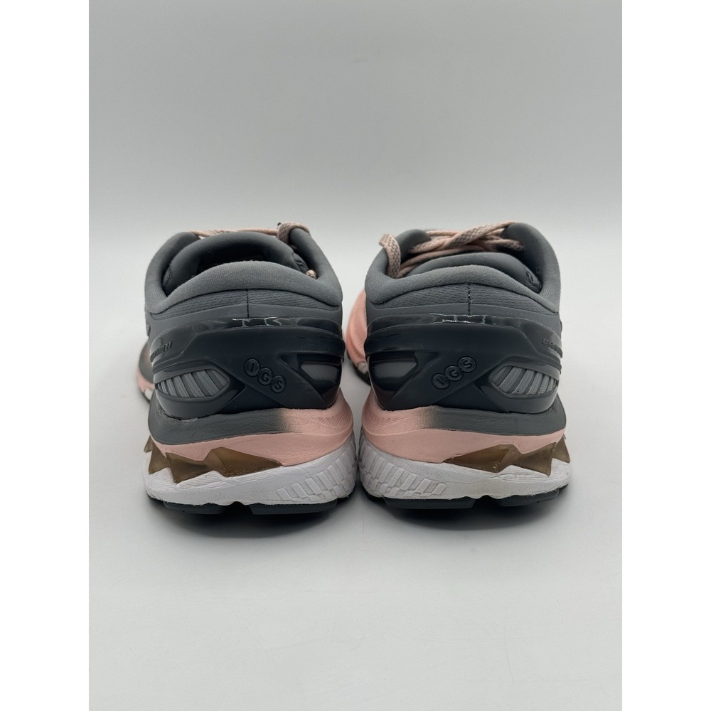 ASICS Gel-Kayano 27 Women's Running Shoes Size 9 Gray Peach 1012A649 - Picture 6 of 13
